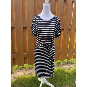 She + Sky Striped Dress Size Large